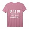 LA LE LU Wenn dich einer nervt, schlag zu T-Shirt – Lustiges Männer-Shirt mit Spruch, klassisch geschnitten