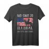 Native American No One is illegal on Stolen Land T-Shirt – Kulturelles Statement für Gerechtigkeit & Unterstützung