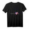 Damen Patriotisches T-Shirt mit US-Flagge und Herzdesign – Liebe zu Amerika, Nationalstolz & Fourth of July Geschenk