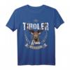 Tiroler Bua Hirsch T-Shirt für Männer & Kinder - Lustiges Tiroler Geschenk, Volksfest & Party Outfit, Patrioten-T-Shirt