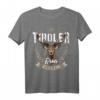 Tiroler Bua Hirsch T-Shirt für Männer & Kinder - Lustiges Tiroler Geschenk, Volksfest & Party Outfit, Patrioten-T-Shirt