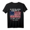 God Bless America Land That I Love Patriotic 4th Of July T-Shirt – Ideales Geschenk für stolze Amerikaner und Veterans
