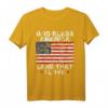 God Bless America Land That I Love Patriotic 4th Of July T-Shirt – Ideales Geschenk für stolze Amerikaner und Veterans