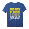 Istanbul Türkei City Skyline T-Shirt – Perfektes Geschenk für Istanbul Fans zum Geburtstag, Weihnachten & Reisen