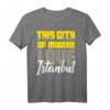 Istanbul Türkei City Skyline T-Shirt – Perfektes Geschenk für Istanbul Fans zum Geburtstag, Weihnachten & Reisen