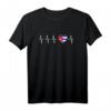 Kubanische Heartbeat I Love Cuba Flagge Land Geschenk T-Shirt - Patriotisches Souvenir für Kuba-Liebhaber, Fans und Einwanderer