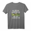 Ich Bin Die Verrückte Mit Den Schildkröten - Lustiges Landschildkröten T-Shirt für Frauen, ideal als Geschenk für Schildkrötenliebhaberinnen