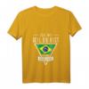 Damen T-Shirt mit V-Ausschnitt »Egal wie geil du bist ich bin Brasilianer« – Brasilien Flagge, Fan-Shirt für Brasilien-Liebhaber, Geburtstags- und Weihnachtsgeschenk