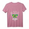 Damen T-Shirt mit V-Ausschnitt »Egal wie geil du bist ich bin Brasilianer« – Brasilien Flagge, Fan-Shirt für Brasilien-Liebhaber, Geburtstags- und Weihnachtsgeschenk