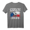 Czech Republic 2020 Fußball T-Shirt - Supporte dein Team mit Nationalflagge für Stadion & Fan-Geschenk