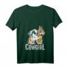 Damen Lustiges Land-Liebhaber Cowgirl T-Shirt mit V-Ausschnitt – Perfektes Geschenk für Frauen und Mädchen, die Country Lifestyle lieben