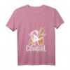 Damen Lustiges Land-Liebhaber Cowgirl T-Shirt mit V-Ausschnitt – Perfektes Geschenk für Frauen und Mädchen, die Country Lifestyle lieben