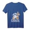 Damen Lustiges Land-Liebhaber Cowgirl T-Shirt mit V-Ausschnitt – Perfektes Geschenk für Frauen und Mädchen, die Country Lifestyle lieben