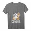 Damen Lustiges Land-Liebhaber Cowgirl T-Shirt mit V-Ausschnitt – Perfektes Geschenk für Frauen und Mädchen, die Country Lifestyle lieben