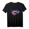 Island Puffin Papageientaucher Insel Liebe Herz T-Shirt – Geschenk für Islandfans, Naturliebhaber & Vogelbeobachter
