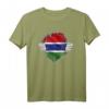 Gambia T-Shirt mit Flagge - Stolz auf Westafrika Land, Wurzeln & Erbe, Perfekt für Gambianer und Gambia-Reisende