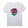 Gambia T-Shirt mit Flagge - Stolz auf Westafrika Land, Wurzeln & Erbe, Perfekt für Gambianer und Gambia-Reisende