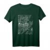 Schwarzplan München - Grafik Design T-Shirt mit Stadtplan der Münchner Innenstadt als originelles Geschenk für Architektur- und Designliebhaber