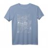Schwarzplan München - Grafik Design T-Shirt mit Stadtplan der Münchner Innenstadt als originelles Geschenk für Architektur- und Designliebhaber