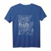 Schwarzplan München - Grafik Design T-Shirt mit Stadtplan der Münchner Innenstadt als originelles Geschenk für Architektur- und Designliebhaber