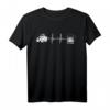 Biertraktor Heartbeat Farmer T-Shirt – Lustiges Landwirt-Design für Traktorfahrer, Landmaschinen-Fans & Bauernhof-Liebhaber