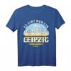 ES GIBT NUR EIN LEIPZIG T-Shirt - Lustiges und cooles Leipzig Design für Fans, Besucher und Einwohner, ideales Geschenk für Geburtstag, Weihnachten, Vatertag und Muttertag