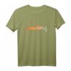 Leipzig Skyline Herzschlag Retro Vintage T-Shirt – Stadtbild Design für Leipzig Fans & Stolze Sachsen