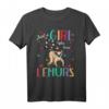 Just A Girl Who Loves Lemurs Shirt - Süßes Lemur Geschenk für Frauen & Mädchen, Perfekt für Lemur-Liebhaber & Tierfreunde