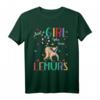 Just A Girl Who Loves Lemurs Shirt - Süßes Lemur Geschenk für Frauen & Mädchen, Perfekt für Lemur-Liebhaber & Tierfreunde