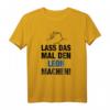 Lass Das Mal Den Leon Machen! Personalisierte Namensgeschenk T-Shirt für Jungen und Männer zum Geburtstag, Namenstag & Vatertag