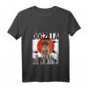 Damen Chienzilla Japanische Dogzilla Leonberger T-Shirt mit V-Ausschnitt – Lustiges Cartoon-Hundemotiv, Perfektes Geschenk für Hundeliebhaber