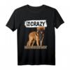 Damen I'm The Crazy Leonberger Lady Hundehalter T-Shirt - Lustiges Geschenk für Leonberger Besitzerinnen