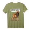Damen I'm The Crazy Leonberger Lady Hundehalter T-Shirt - Lustiges Geschenk für Leonberger Besitzerinnen