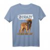 Damen I'm The Crazy Leonberger Lady Hundehalter T-Shirt - Lustiges Geschenk für Leonberger Besitzerinnen
