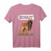 Damen I'm The Crazy Leonberger Lady Hundehalter T-Shirt - Lustiges Geschenk für Leonberger Besitzerinnen