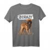 Damen I'm The Crazy Leonberger Lady Hundehalter T-Shirt - Lustiges Geschenk für Leonberger Besitzerinnen