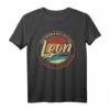 Herren Leon Der Mann der Mythos die Legende T-Shirt – Personalisierte Vintage & Retro Geschenkidee für Geburtstag, Weihnachten & Vatertag