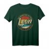 Herren Leon Der Mann der Mythos die Legende T-Shirt – Personalisierte Vintage & Retro Geschenkidee für Geburtstag, Weihnachten & Vatertag