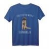 Das Leben ist besser mit Leonberger T-Shirt – Lustiges Hundeliebhaber Motiv für Tierfreunde und Hundebesitzer