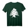 Libanon Wappen T-Shirt - Klassisch geschnitten, doppelt genähter Saum, perfekt für Libanon-Fans und Kulturenthusiasten