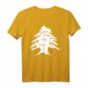 Libanon Wappen T-Shirt - Klassisch geschnitten, doppelt genähter Saum, perfekt für Libanon-Fans und Kulturenthusiasten