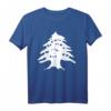 Libanon Wappen T-Shirt - Klassisch geschnitten, doppelt genähter Saum, perfekt für Libanon-Fans und Kulturenthusiasten