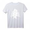 Libanon Wappen T-Shirt - Klassisch geschnitten, doppelt genähter Saum, perfekt für Libanon-Fans und Kulturenthusiasten