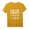 Have No Fear The Libanese is here Pride Libanon Patriotic T-Shirt – Perfekt für nationale Anlässe, Geburtstage & Feiertage