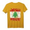 Libanon Flagge T-Shirt für Damen, Herren & Kinder – Klassisch geschnitten, doppelt genähter Saum