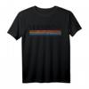 Premium Vintage 1980er Libanon T-Shirt - Retro Souvenir mit bunten Streifen & klassischem Distressed Look