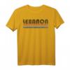 Premium Vintage 1980er Libanon T-Shirt - Retro Souvenir mit bunten Streifen & klassischem Distressed Look