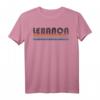 Premium Vintage 1980er Libanon T-Shirt - Retro Souvenir mit bunten Streifen & klassischem Distressed Look