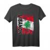 Libanon Flagge T-Shirt für Damen, Herren & Kinder - Stylischer Vintage Used Look, Klassisch Geschnitten