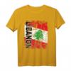 Libanon Flagge T-Shirt für Damen, Herren & Kinder - Stylischer Vintage Used Look, Klassisch Geschnitten